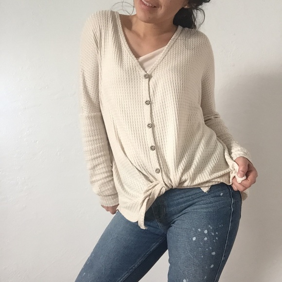 NWT Long sleeve solid knit top - Picture 2 of 7